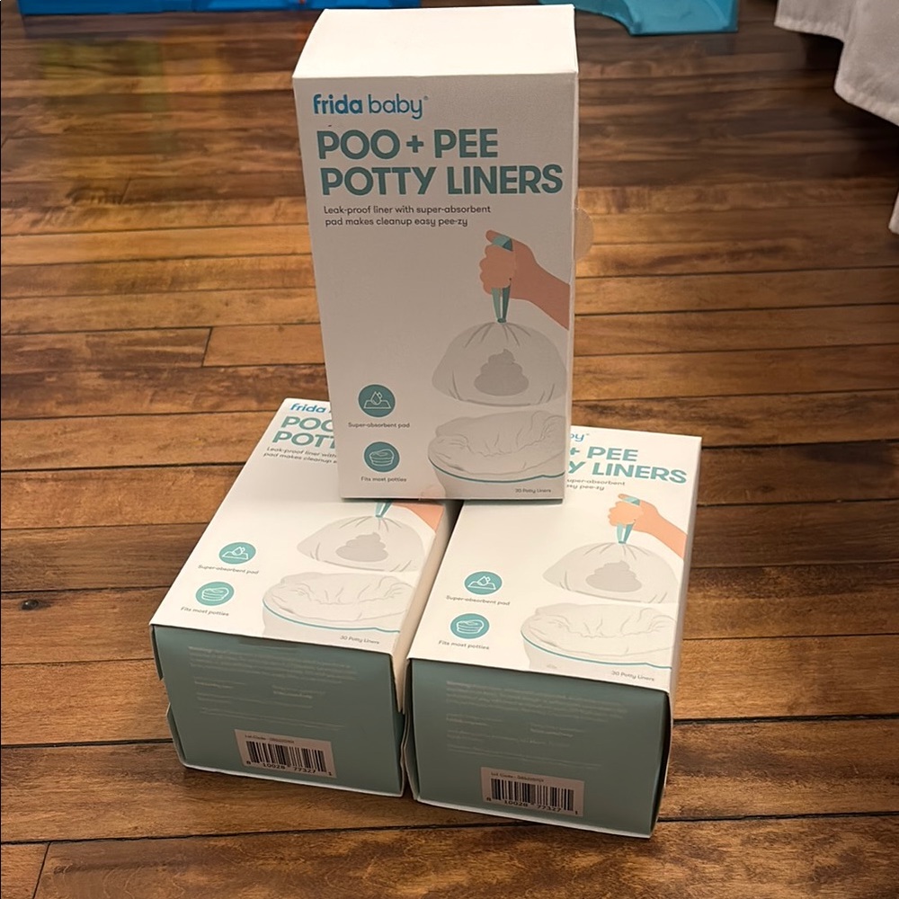Poo + Pee Potty Liners - ALL 3 boxes as SET